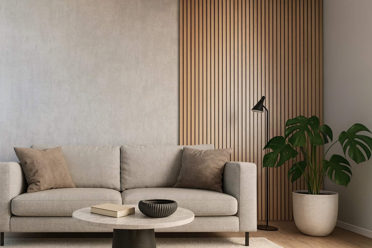 wandbekleding woonkamer