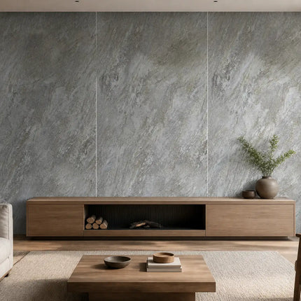 PVC wandpaneel 270x120 Silver Travertine