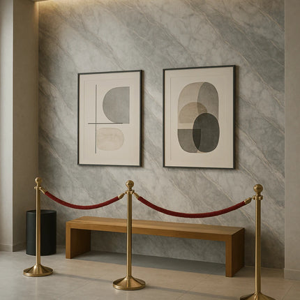 PVC wandpaneel 280x122 Grey Stone Refined