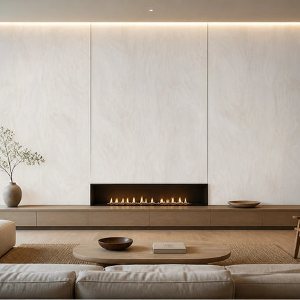 PVC wandpaneel 280x122 Creamy White