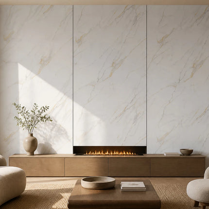 PVC wandpaneel 280x122 Calacatta