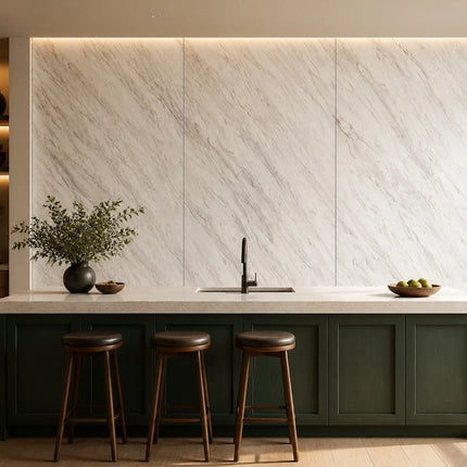 PVC wandpaneel 280x122 Creamy Wave