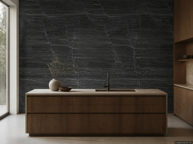 PVC wandpaneel 280x122 Black Slate