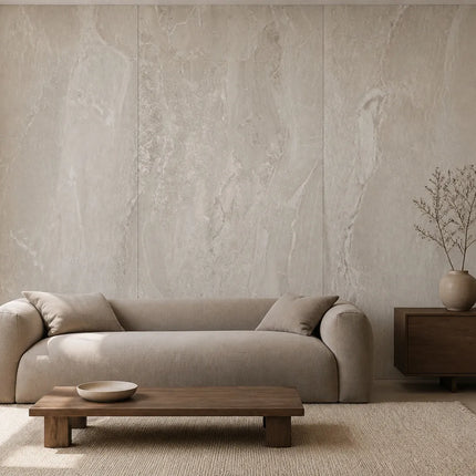 SPC wandpaneel 280x122 Crème stone