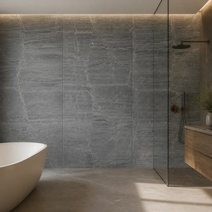 PVC wandpaneel 280x122 Grey Slate