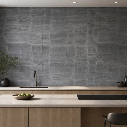 PVC wandpaneel 280x122 Grey Slate