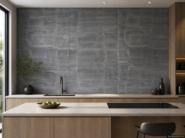 PVC wandpaneel 280x122 Grey Slate