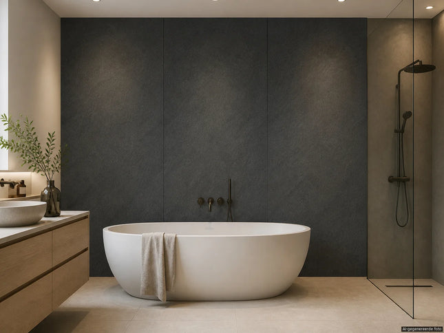 SPC Wandpaneel 280x120 Charcoal Concrete