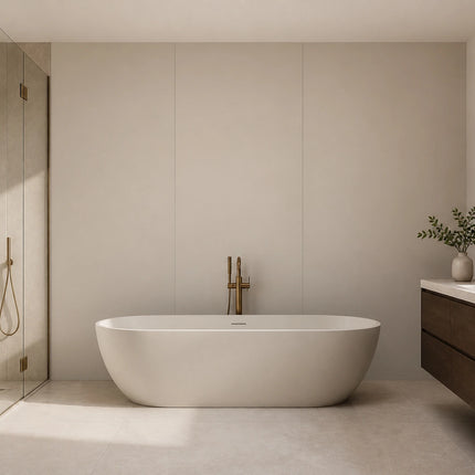SPC wandpaneel 280x120 Taupe Haze - Sample