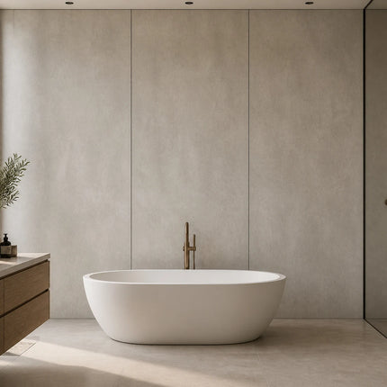 SPC wandpaneel 280x122 Concrete Sandstone