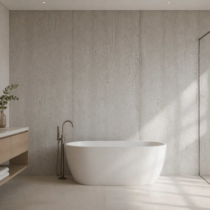 SPC Wandpaneel 280x120 Travertine Grey