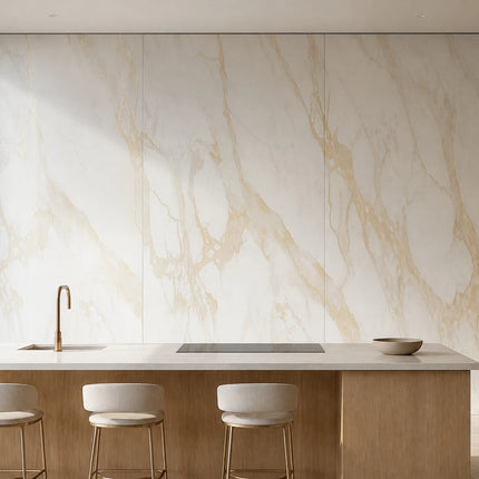 SPC Wandpaneel 280x120 Ivory Gold Marble