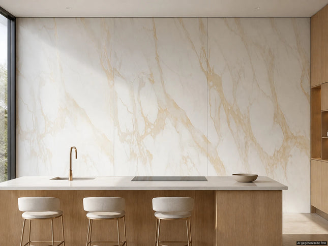 SPC Wandpaneel 280x120 Ivory Gold Marble