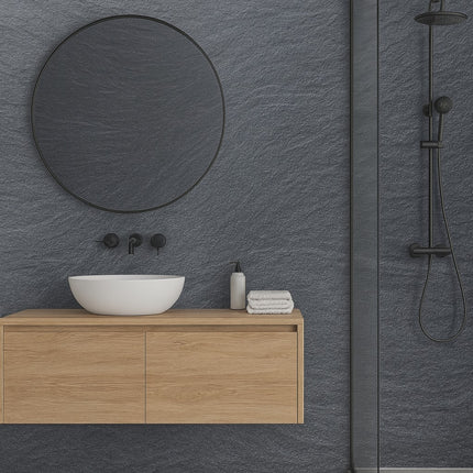 PVC wandpaneel 280x120 Mat Dark Grey