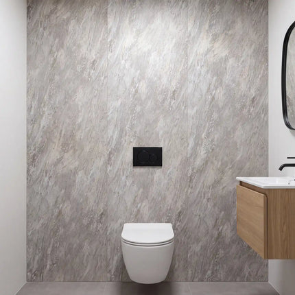 PVC wandpaneel 270x120 Silver Travertine