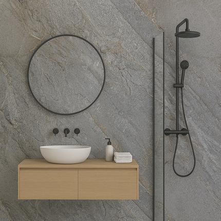 PVC wandpaneel 280x122 Polished Stone