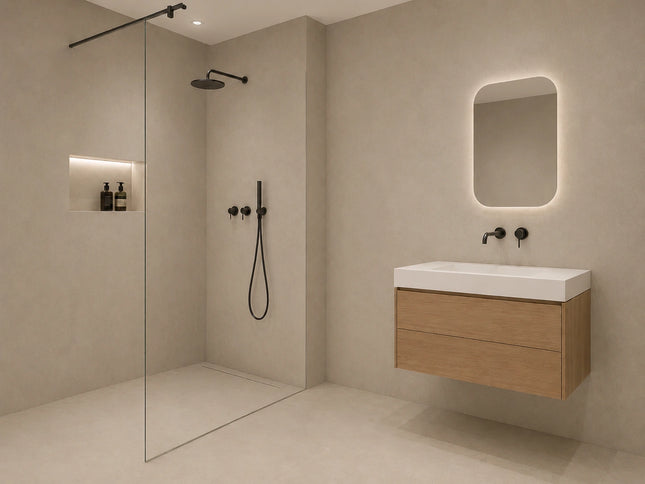 SPC wandpaneel 280x122 Concrete Sandstone