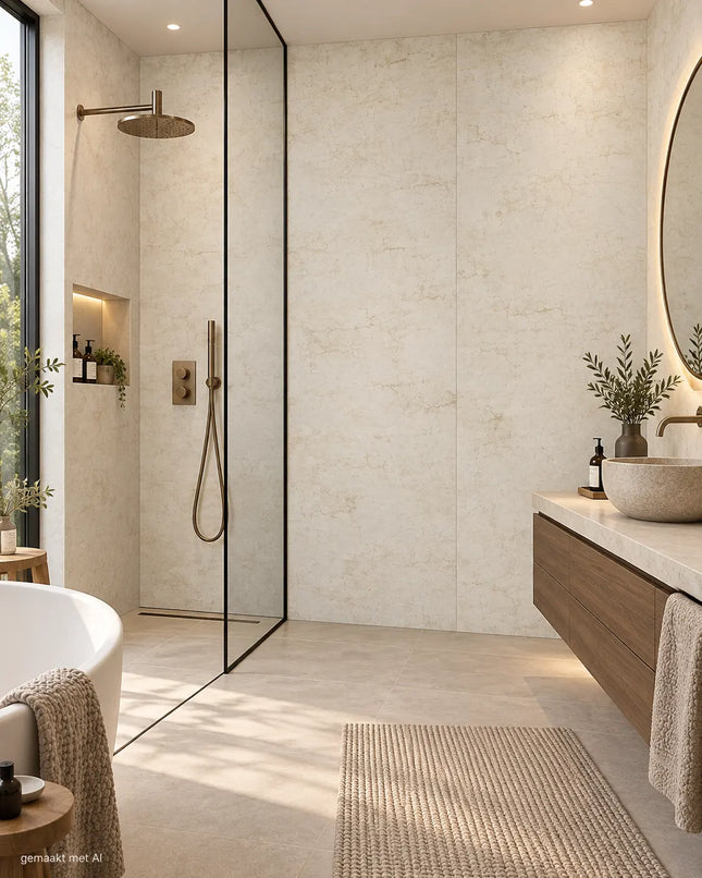SPC wandpaneel 280x122 Concrete Ivory