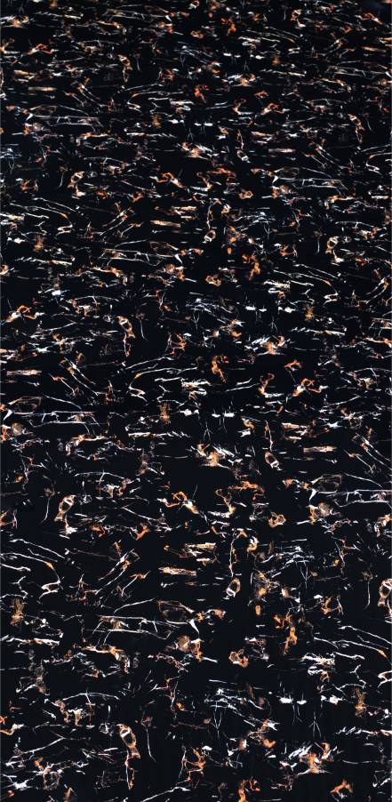 PVC wandpaneel 280x122 Molten Galaxy - sample