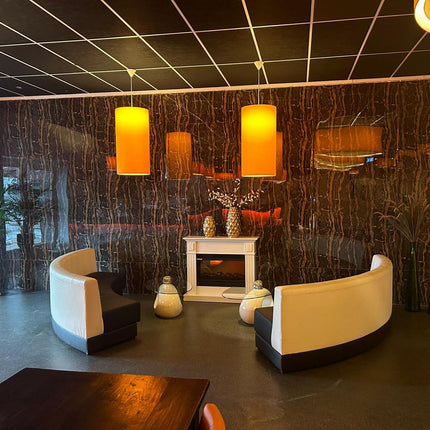 PVC wandpaneel 280x122 Tiger Striped Marble