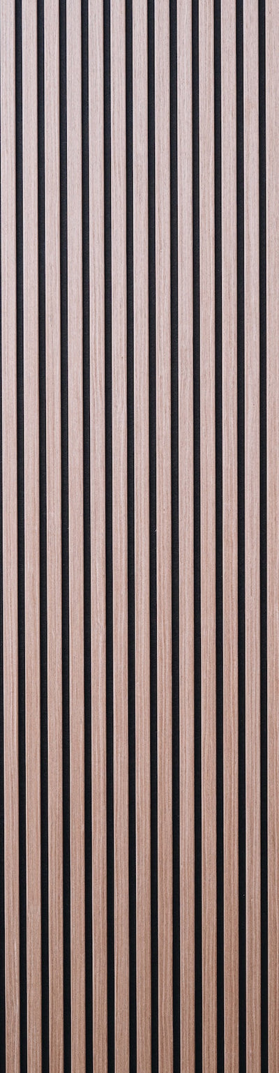 Akoestisch paneel 270x60 Walnut 3 sided - sample