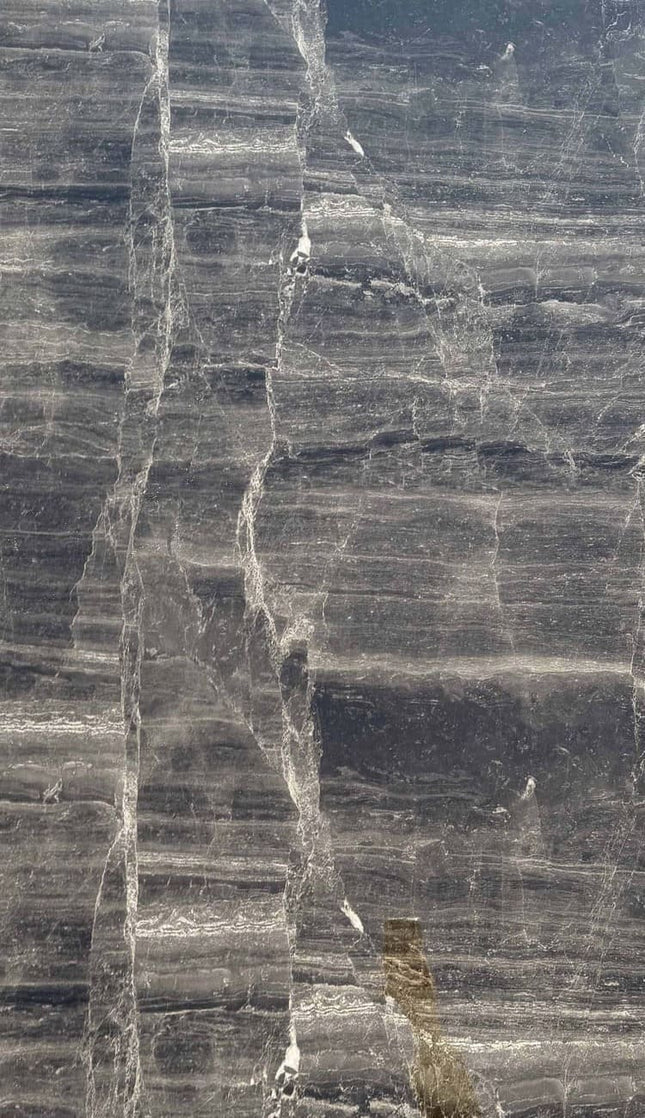 PVC wandpaneel 280x122 Black Slate