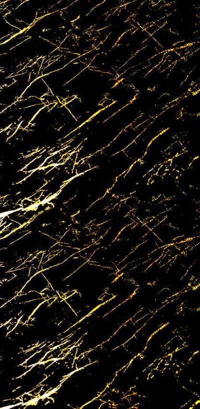 PVC wandpaneel 280x122 Black Gold Marble - sample
