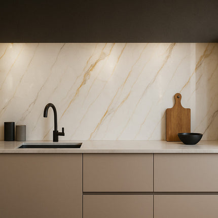 PVC wandpaneel 280x122 Calacatta