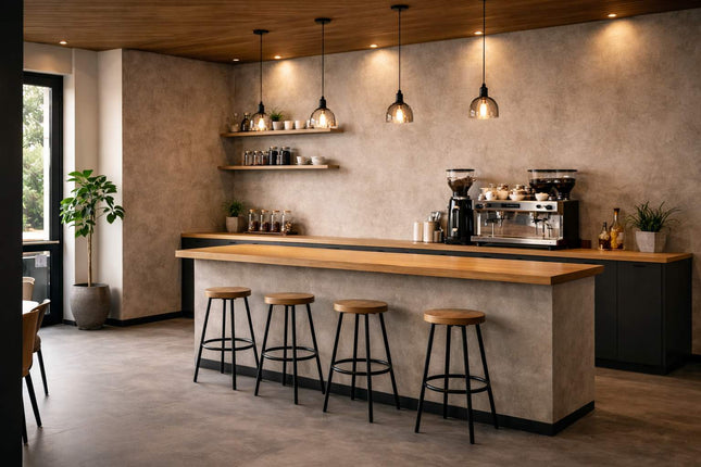 SPC wandpaneel 280x122 Concrete Sandstone