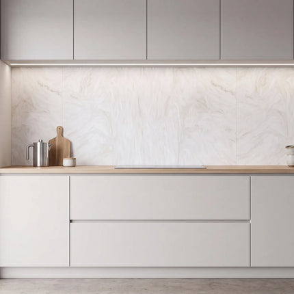 PVC wandpaneel 280x122 Creamy White