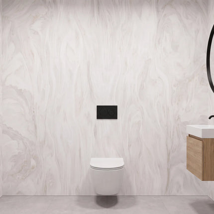 PVC wandpaneel 280x122 Creamy White