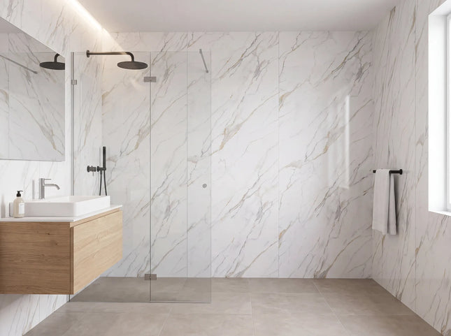 PVC wandpaneel 280x122 Calacatta