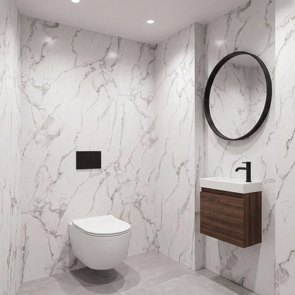PVC wandpaneel 280x122 Arabescato