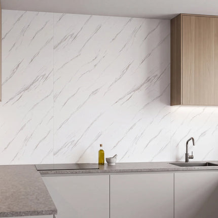 PVC wandpaneel 280x122 Snowy White