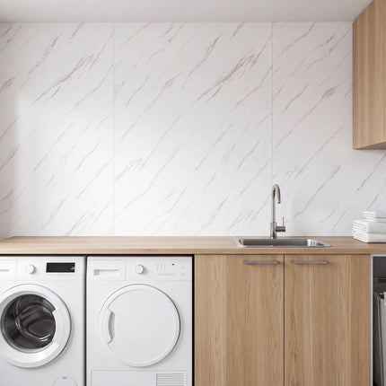 PVC wandpaneel 280x122 Snowy White