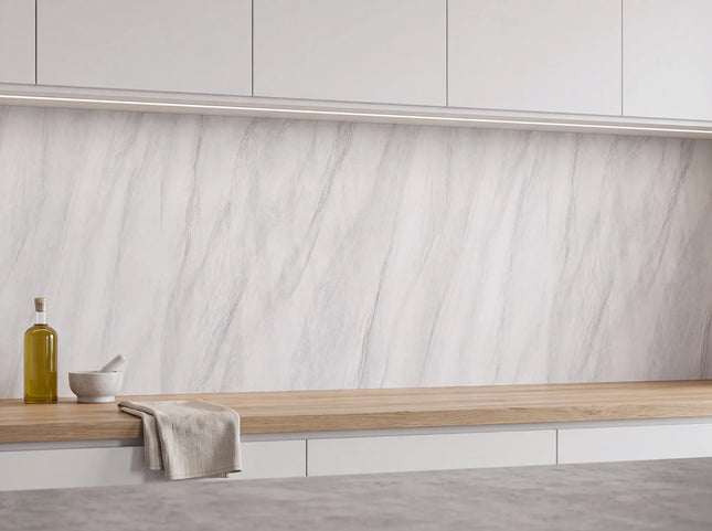 PVC wandpaneel 280x122 Misty White