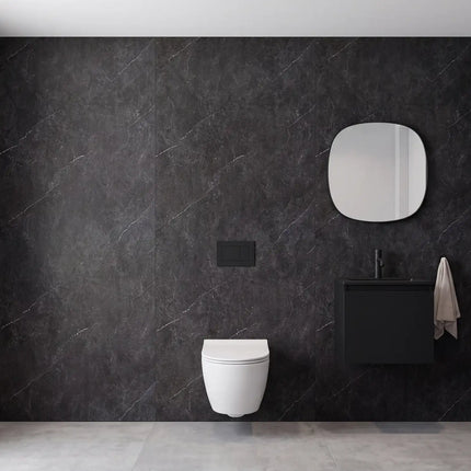 PVC wandpaneel 280x122 Anthracite Stone