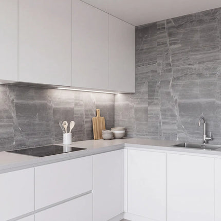 PVC wandpaneel 280x122 Grey Slate