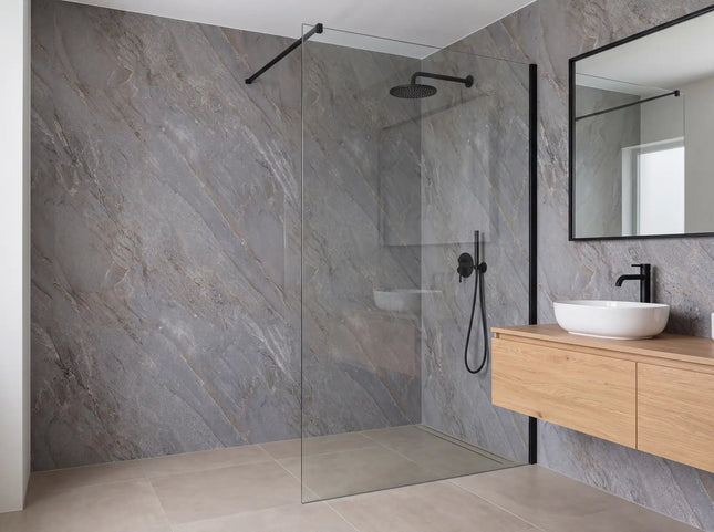 PVC wandpaneel 280x122 Polished Stone