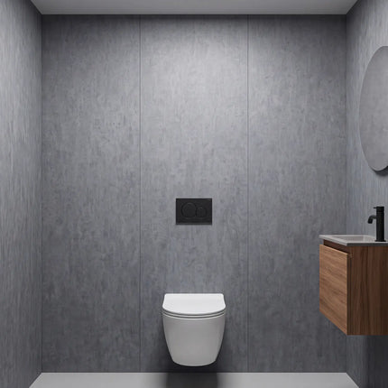 PVC wandpaneel 280x122 Dark Concrete