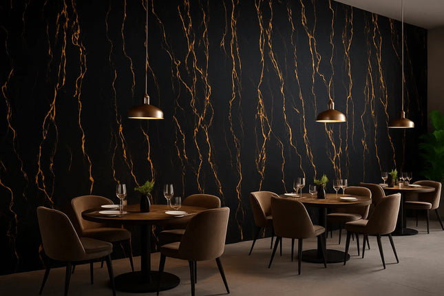 PVC wandpaneel 280x122 Scorched Inferno