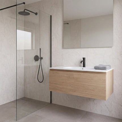 PVC wandpaneel 280x120 Mat Cremé