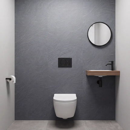 PVC wandpaneel 280x120 Mat Dark Grey