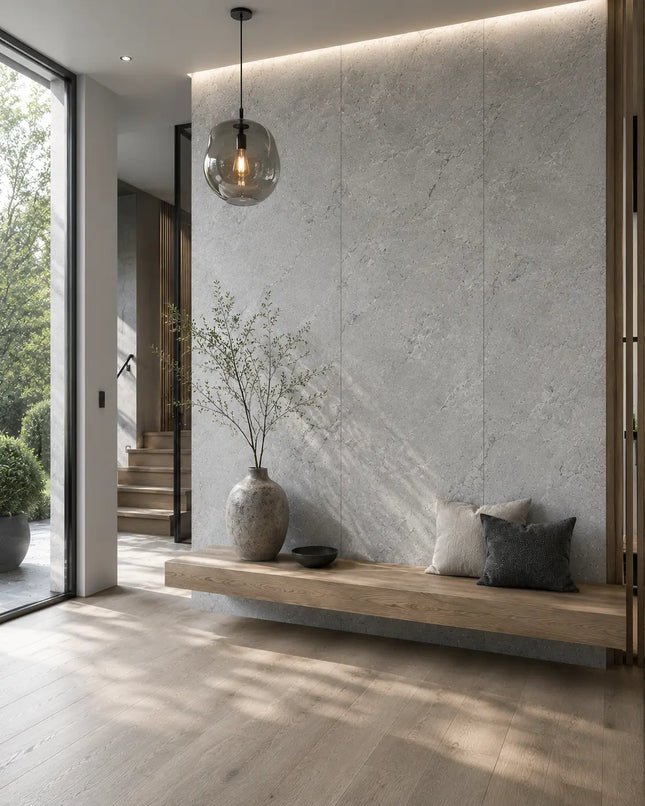 PVC Wandpaneel 280x120 Silver Vein