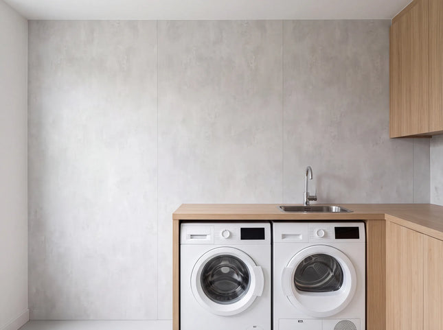 SPC wandpaneel 280x122 Concrete Mist