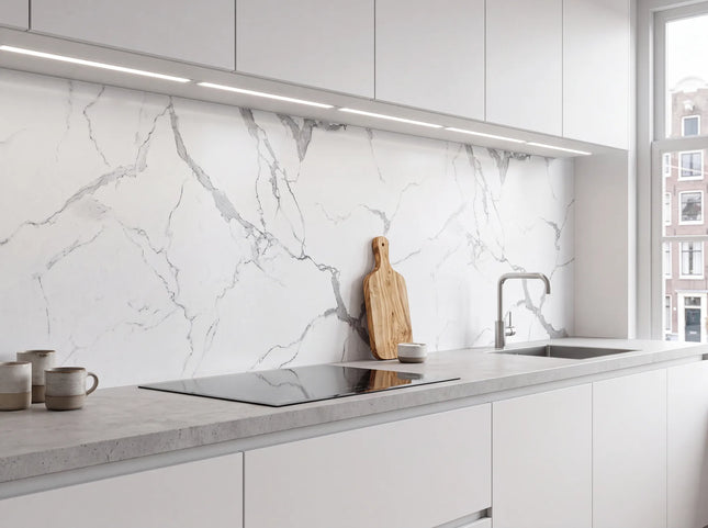 SPC wandpaneel 280x122 Arctic Marble