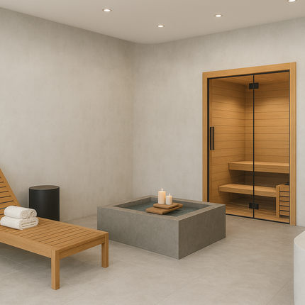 SPC wandpaneel 280x122 Concrete Mist