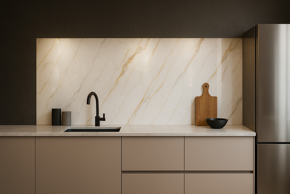 PVC wandpaneel 280x122 Calacatta